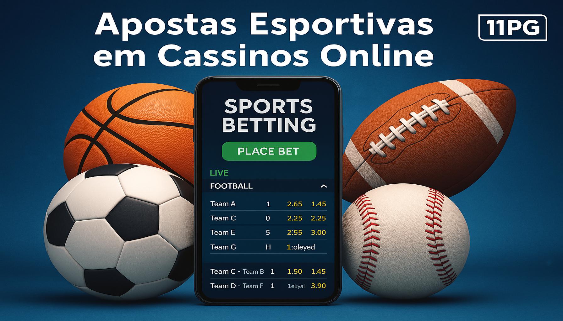 Aposte em apostas esportivas no cassino online 11PG  