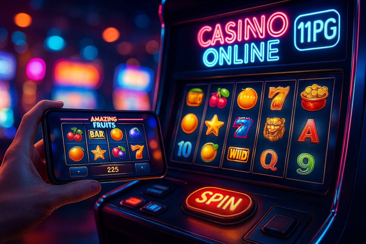 Jogos de Slot no Casino Online 11PG  